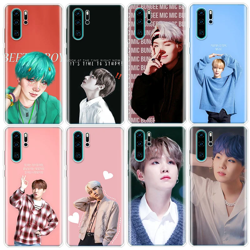 Suga K Pop Min Yoongi K Pop Новинка чехол для телефона Huawei P Smart Z 2021 Y5 Y6 Y7 Y9 Honor 50 20 Pro 10i 9 Lite 9X 8A 8S 8X 7S 7