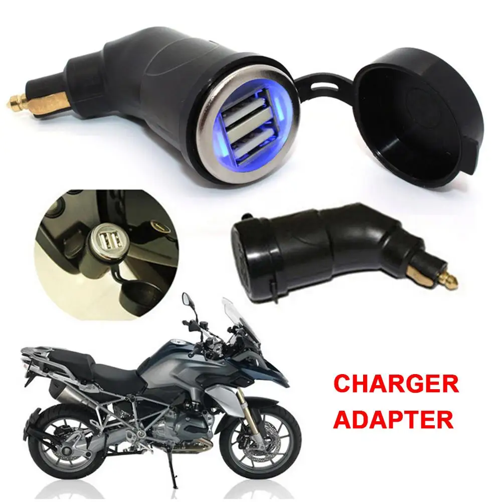 Motorcycle Charger Dual USB Phone MP4 GPS Tablet For BMW R1200GS R1200RT  F800 GS F800GS F650GS F700GS F650 GS R 1200 RT ADV