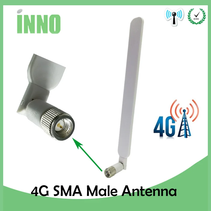 

2pcs 4G LTE antenna 5dbi SMA Male Connector Plug Antena External Antenne for huawei b593 4G router lte repeater wireless modem