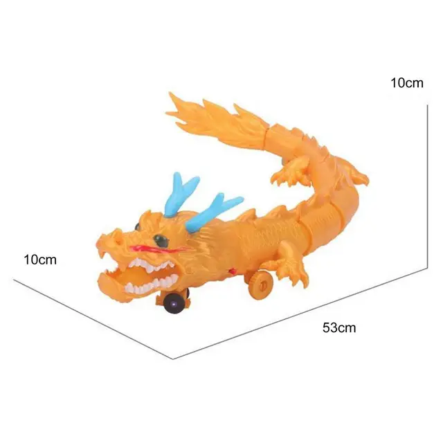 Lighting Music Toy Children Toy Automatically Avoid Obstacles Decorative Plastic Dinosaur Electric Chinese Dragon Toy for Night 6