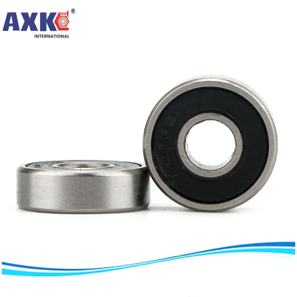 1pcs) High quality deep groove ball bearing double rubber sealing cover 607-2RS 7*19*6 mm