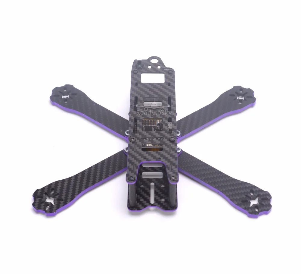 

DIY X220 220mm Carbon Fiber with 4mm Arm X Type Frame Kit For Wizard RC Models Multicopter Motor ESC FPV Cross Racing Frame