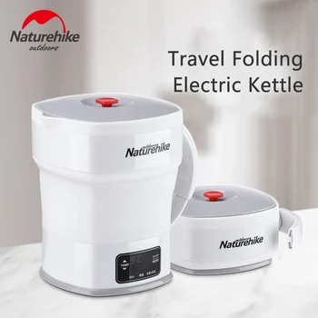 

Naturehike Car Electric Kettle 800ml Camping Tableware Portable Food Grade Silicone Travel Camping Equipment Office Daily