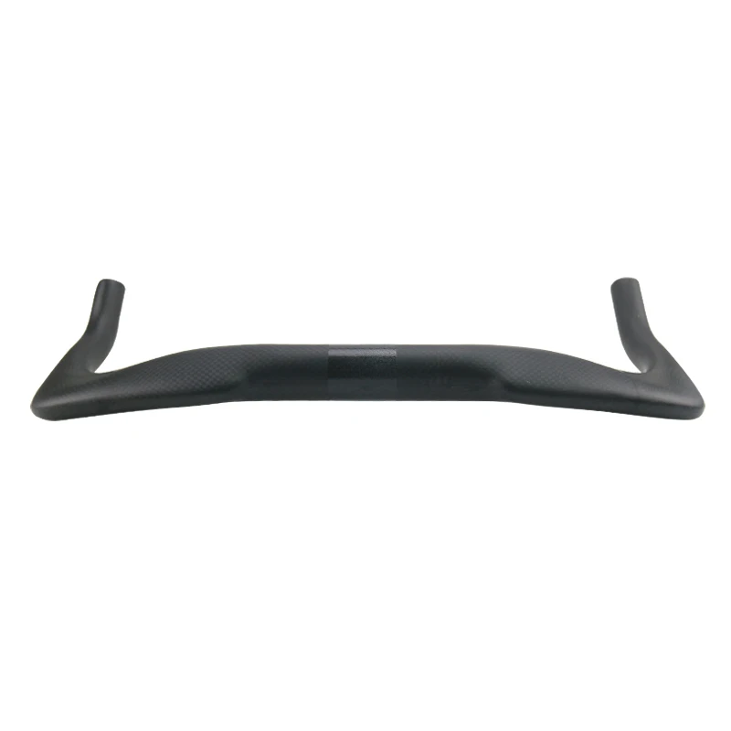 No Logo Bicycle Handlebars 31.8mm Bike Bullhorn 380400420440460mm riathlon Handlebar Black RestTT Handlebars (4)