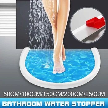 

Bathroom Water Stopper Water retaining strip Bathroom door washing machine Collapsible Shower Threshold Water shower dam Barrier