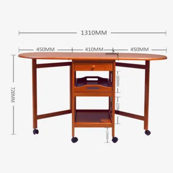 

Simple Tables, Retractable Solid Wood Tables, Small Household Tables, Creative Nordic Tables