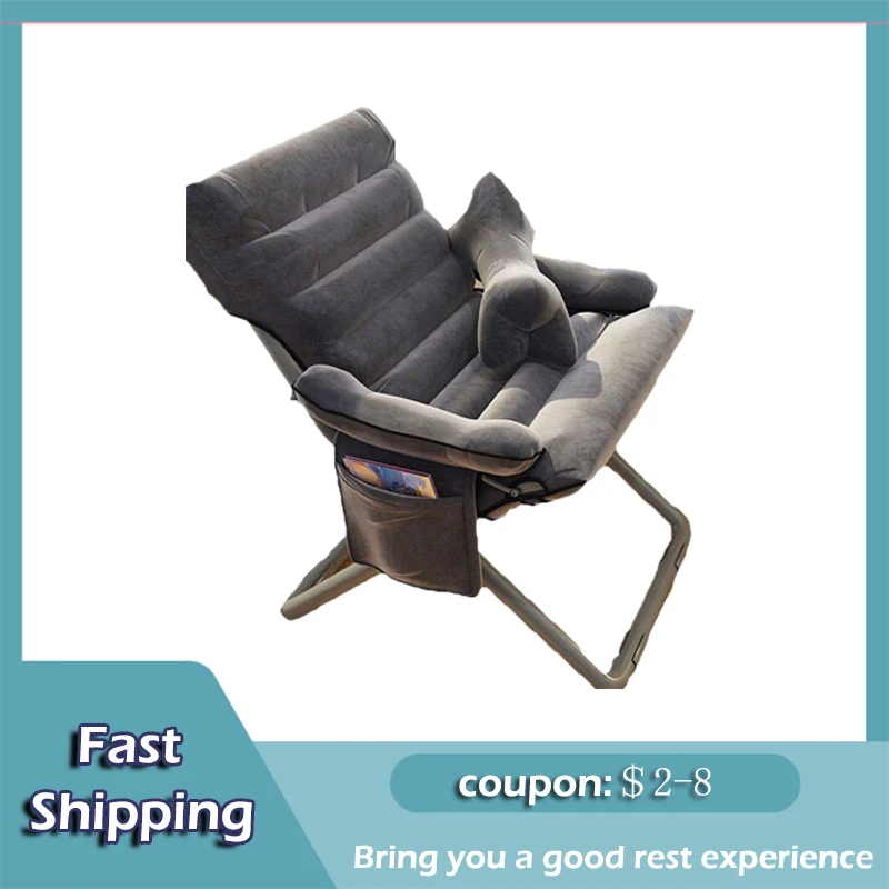 Lazy chair modern minimalist small sofa folding balcony dormitory home computer backrest leisure desk | Мебель