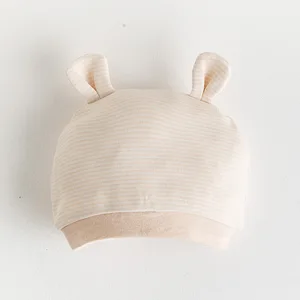 New style Newborn Hats Spring intant boy Cap Autumn Unisex Baby pure natural non-pollution Organic colored cotton girl caps