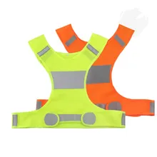 Светоотражающий жилет с высокой видимостью, унисекс, жилеты для безопасности на открытом воздухе, жилет для велоспорта, Мужская Рабочая одежда для бега и занятий спортом на открытом воздухе, женская одежда