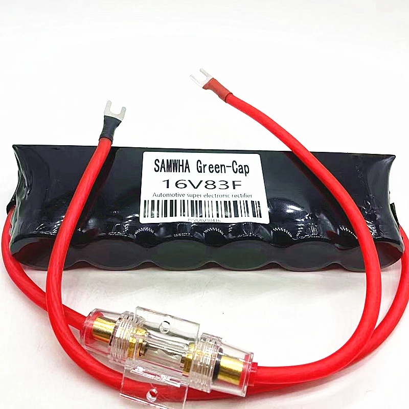 SAMWHA Green-Cap automotive electronic rectifier supercapacitor 16V83F group heat-shrinkable 2.7V500F capacitor series | Электронные