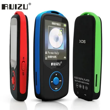 

Mp3 Player RUIZU X06 music player Bluetooth mp3 MicroSD card 64GB Support AVI MP3 WMA WAV APE FLAC TXT TFT Screen