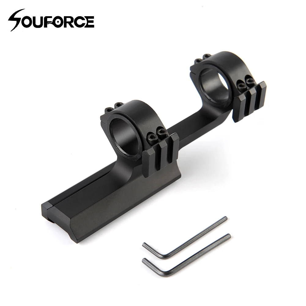 

Tactical Rifle Scope Mount Optic 1 inch 25.4mm 30mm Diameter Rings Fit 20mm Weaver Picatinny Rail for Hunting