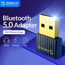 ORICO-Mini adaptador Dongle inalámbrico USB Bluetooth 5,0, receptor de Audio y música, transmisor para PC, altavoz, ratón y portátil