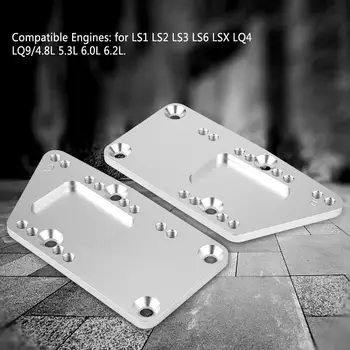 

Engine Swap Bracket SBC LS Conversion Motor Mount Adjustable Plate LS1 Ensuring High Durability car Professional accessories