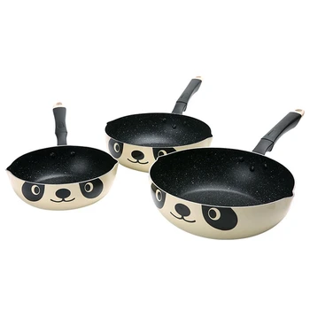 

Panda Pot Japanese Style Induction Cooker Universal Frying Pan Non-Stick Aluminum Pot Frying Pan Stone Pot