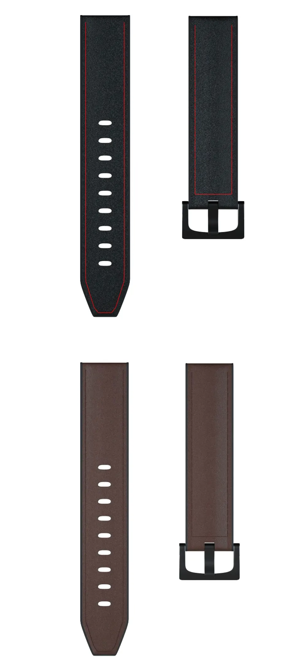 Leather + Silicone Bracelet Band For Xiaomi Amazfit GTR 42 47mm Watch GT2 46mm Watch Strap For Huawei GT 3 46mm Replace Strap