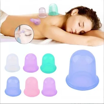 

1pcs Silicone Body Cupping Family Body Massage Helper Anti Cellulite Vacuum Cupping Cups Health Care Treatment Suction Cup