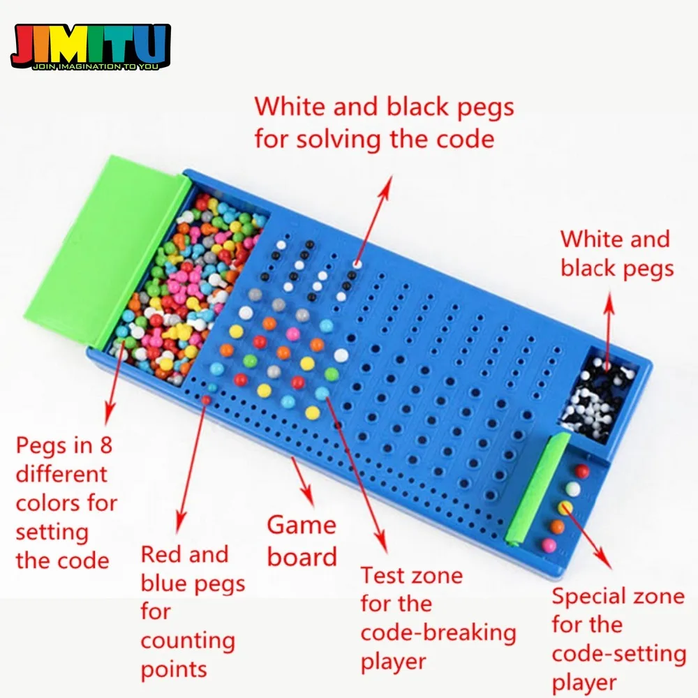 JIMITU детские настольные игры с взломом кода Монтессори вечерние игрушки для семьи