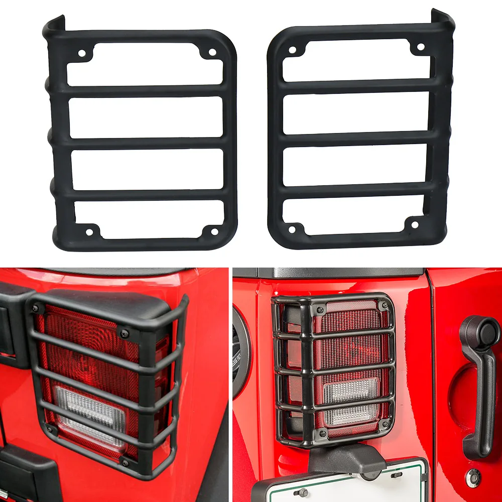 

Pair of Taillight Guard Bracket for Jeep Wrangler (JK) 2007-2017 US Version