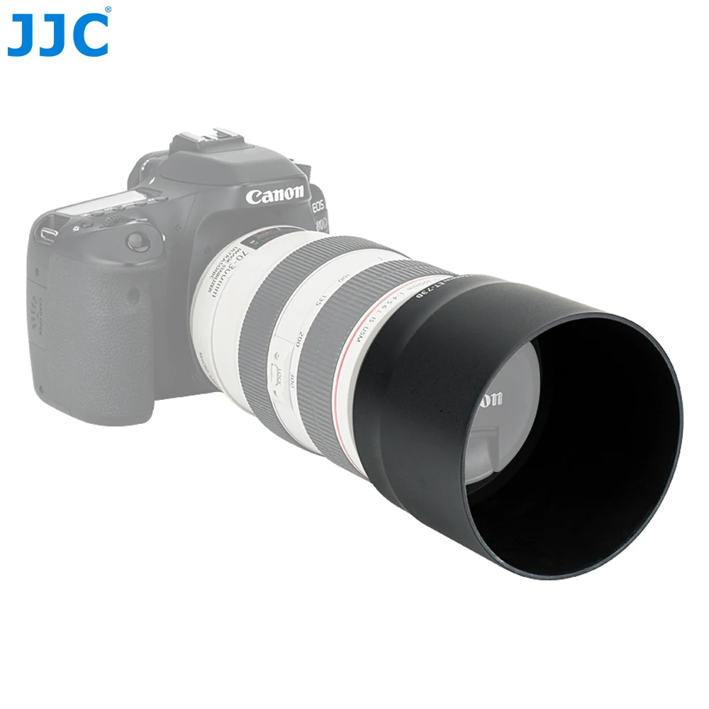 JJC LH-T73B Lens Hood Shade for Canon EF 70-300mm F4-5.6 L is USM Lens Replaces Canon ET-73B Black