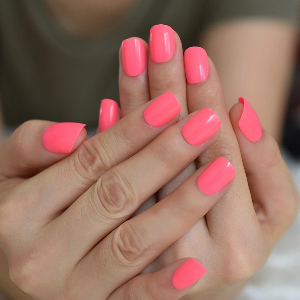 Color Me Rad - Neon Orange Pink Nail Polish — Lots of Lacquer