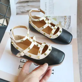

2020 Spring Summer Children Casual Shoes For Girls Bowtie Princess leather shoes Girls Shoes dance Performance shoes