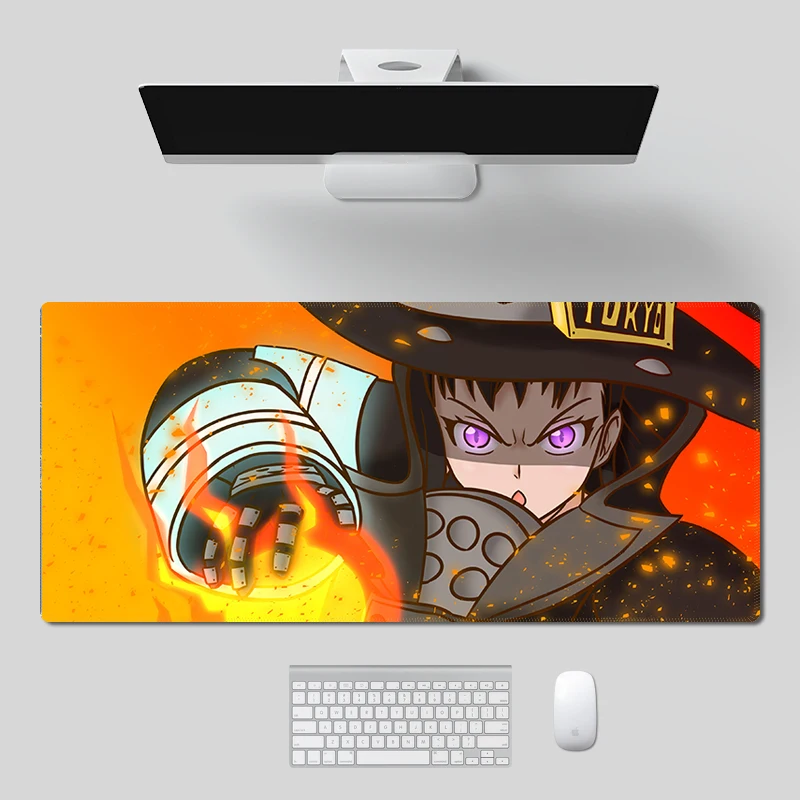 Fire Force Manga Mouse Pads & Desk Mats for Sale