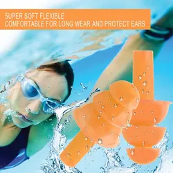 Bouchons d'oreille en Silicone souple, Protection auditive, Anti bruit, sommeil, voyage, réduction du bruit 