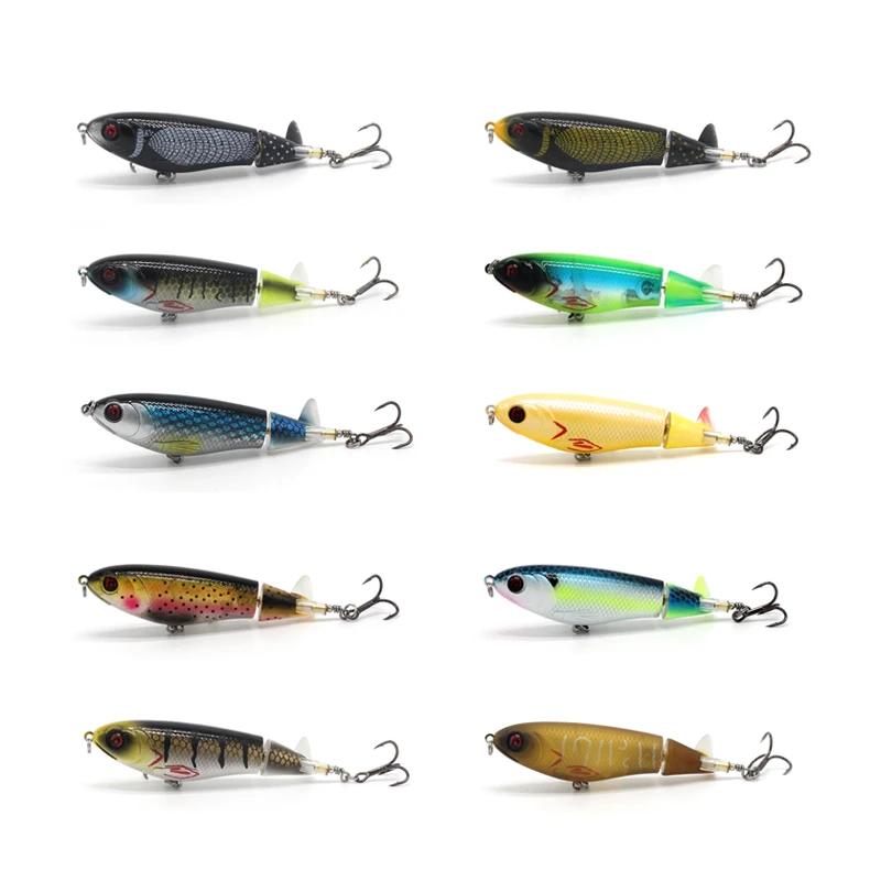 Gorgons Whopper plopper Top водный Поппер жесткая приманка для рыбалки воблеры вращение