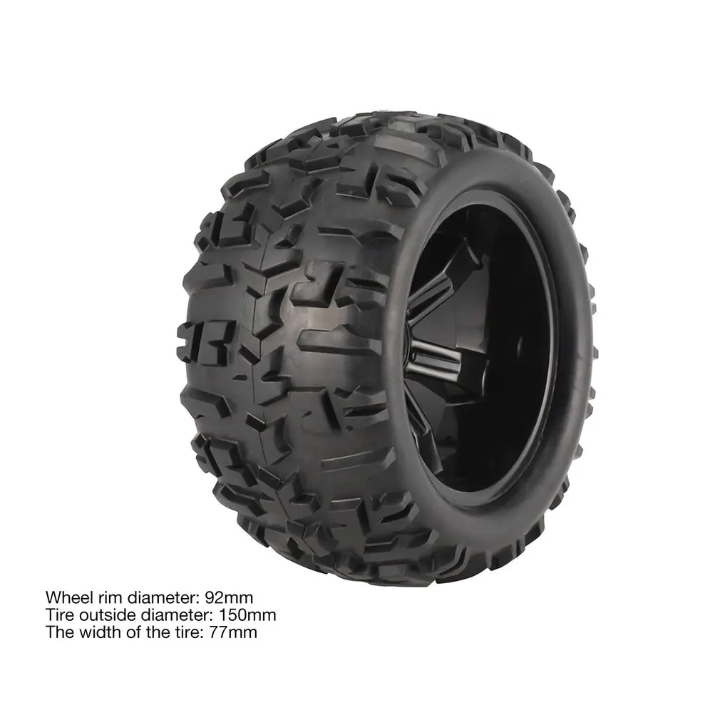 2 шт. 150 мм обод колеса и шины для 1/8 Monster Truck Traxxas HSP HPI E MAXX Savage Flux Racing RC автомобильные