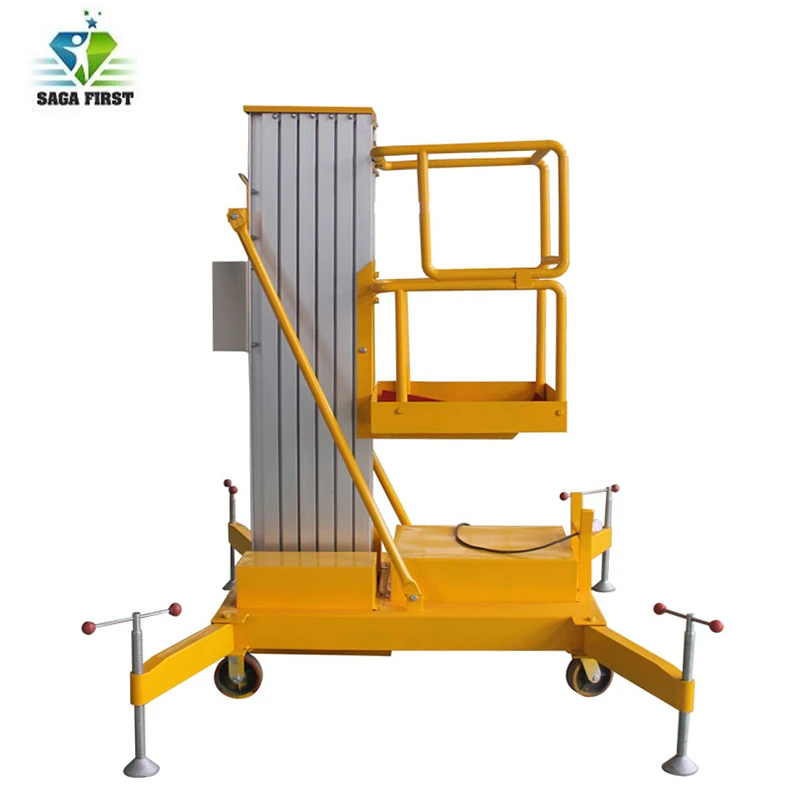 

Hydraulic Single Mast Work Lift With Lifting Height Up to 10m