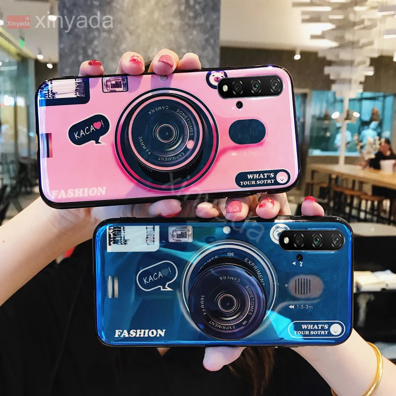 Чехол для камеры Huawei Honor 20 Pro Nova 5T 6 SE чехол задняя крышка роскошный мягкий бампер