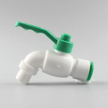 

PPR Plastic Kitchen Faucet Garden Water Tap Connector Connect 20Mm(DN15) PVC/PPR/PE Pipe Large Water Output Free Welding&Glue