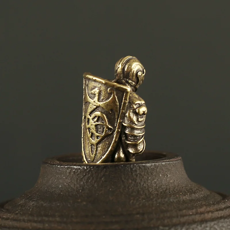 brass bead keychain (3)