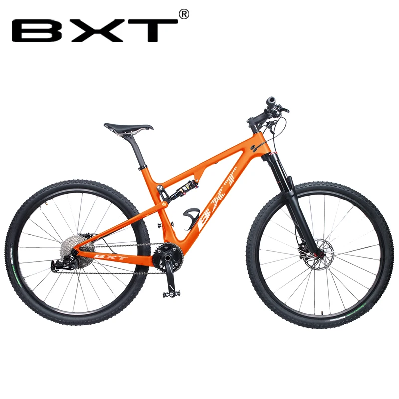 Free Shipping 29er Mountain Bike T800 Carbon Full Suspension MTB Bicycle Cycling 29in carbon MTB frame Carbon Axle Thru Fork