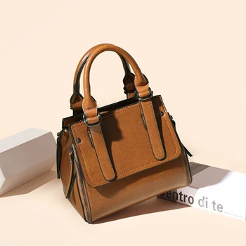

Vintage Shoulder Bag in Genuine Leather Samll Crossbody