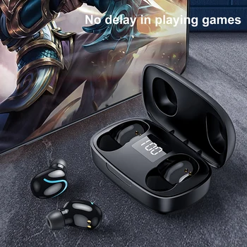 

S9 TWS Bluetooth 5.0 LED Digital Display Wireless Mini HiFi In-Ear Earphones Earbuds for iOS Android Наушники беспроводные