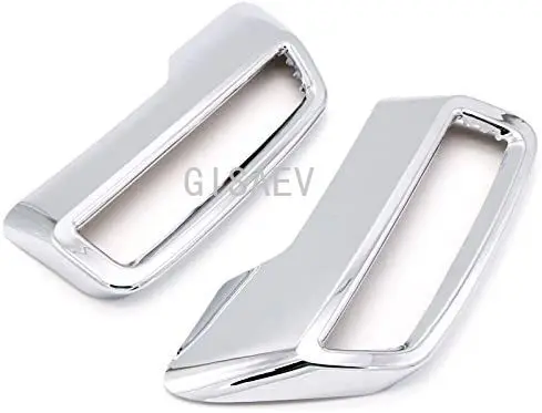

For Peugeot 3008/5008 2017-2019 High Flying 2 Pcs Polished ABS Chrome Exhaust Muffler Tail Pipe Trim Stickers Car Accessories