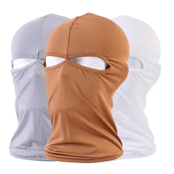 

1pc Solid All Season Warm Balaclava Face Mouth Mask Man Women Unisex Outdoor Cycling Spring Mask Black Mask Mouth Head Cover