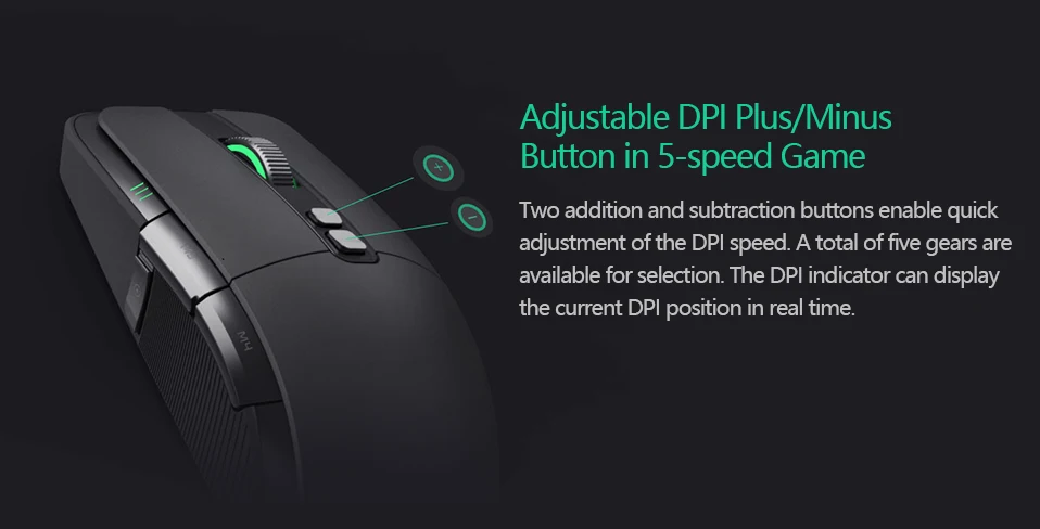 Original Xiaomi Gaming Mouse Wire Mice Gamer 32-bit ARM processor 2.4G USB Wired Dual Mode 7200DPI For Computer Notebook Gamer (8)