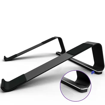 

Laptop Stand Portable Heights Adjustable Angle Aluminum AlloyDesktop Ventilated Cooling Rack Holder For Macbook Pro 15 Bracket