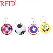 Id 125khz em4305 em4205 replicável gravável keyfob rfid chaveiro à prova dmultiple água cartão de controle acesso múltipla escolha transporte rápido 1