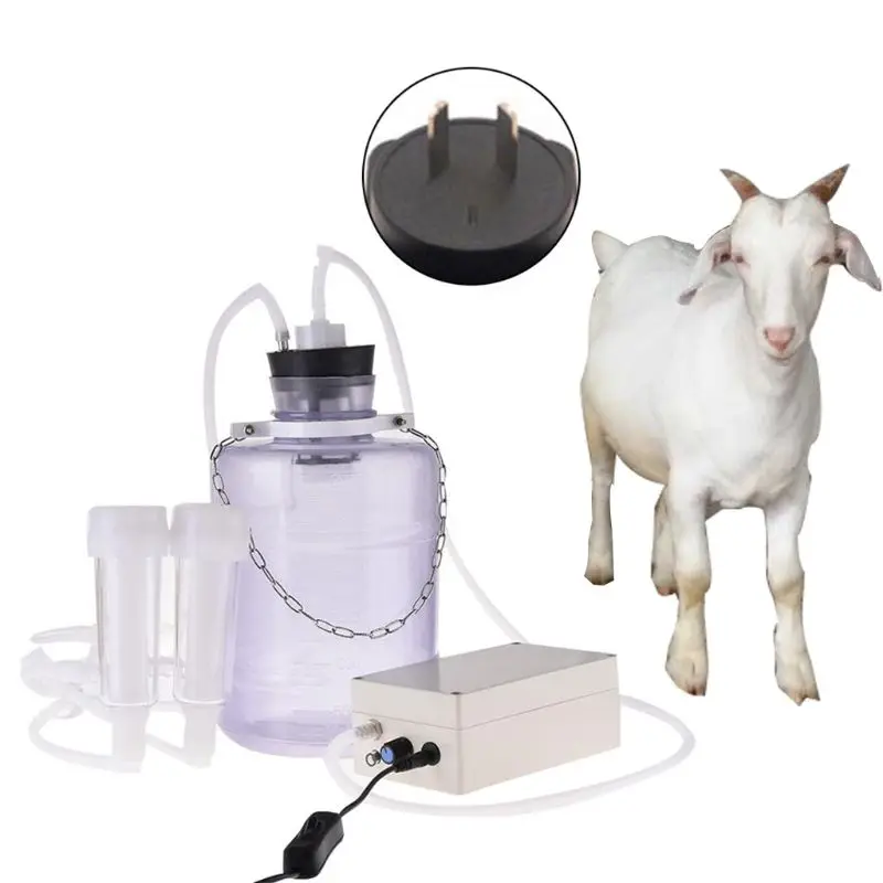 

Goat Milker Machine Electric Portable Cow Sheep Milking Machine Set Manual Pump