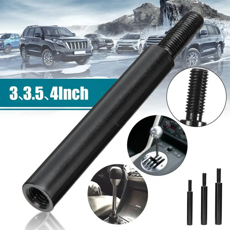 Gear Shifter Stick Lever Straight Extension Shift Knob Extender Car Modification Accessory Straight Gear Stick Extension