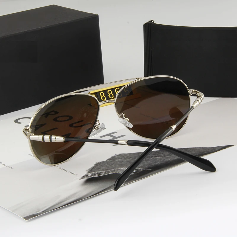 POLICE, поляризационные солнцезащитные очки для мужчин, пилот, солнцезащитные очки, Ретро стиль, солнцезащитные очки, с зеркальным покрытием, для мужчин, фирменный дизайн, Gafas Oculos