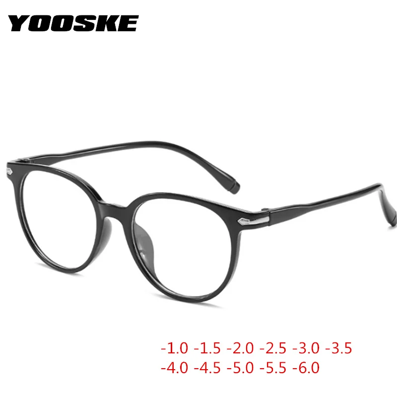 YOOSKE 1 5 2 3 4 to 6 0 студенческие очки для близорукости женские и мужские готовые