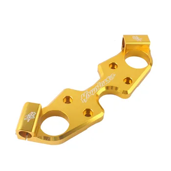 

CNC Motorcycle Triple Tree Front End Upper Top Clamp For Suzuki Hayabusa GSXR1300 2008 2009 2010 2011 2012 2013 Gold