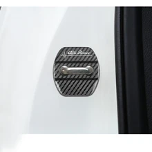 Крышка дверного замка автомобиля, автомобильные эмблемы, чехол для Alfa Romeo 159 147 156 giulietta 147 159, автомобильные аксессуары, 4 шт