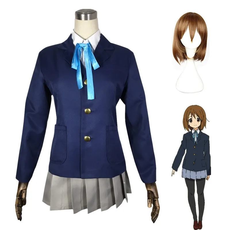 

K-ON ! K-ON ! Hirasawa Yui Cosplay Girl School Uniforms Costumes Hirasawa Yui Rozen Maiden Souseiseki Cosplay Wig