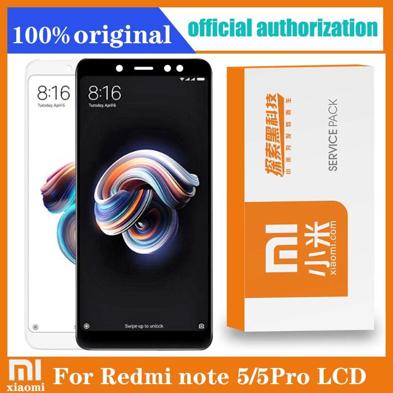 Original 5 99 Display Replacement For Xiaomi Redmi Note 5 Note 5 Pro Lcd Touch Screen Digitizer Assembly With Retail Pack Mobile Phone Lcd Screens Aliexpress